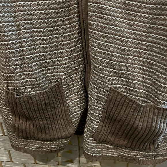 💝Karen Scott Petite Textured Zip Front Sweater S/1X💝 - Picture 4 of 5